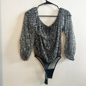 Abercrombie‎ floral body suit new with tags